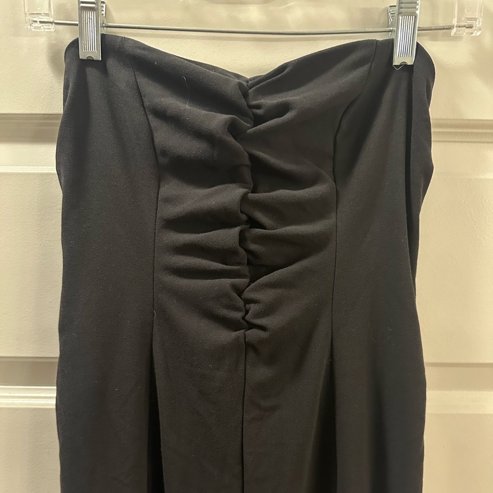 Monki Black Strapless Jumpsuit NWT - Picture 2 of 5